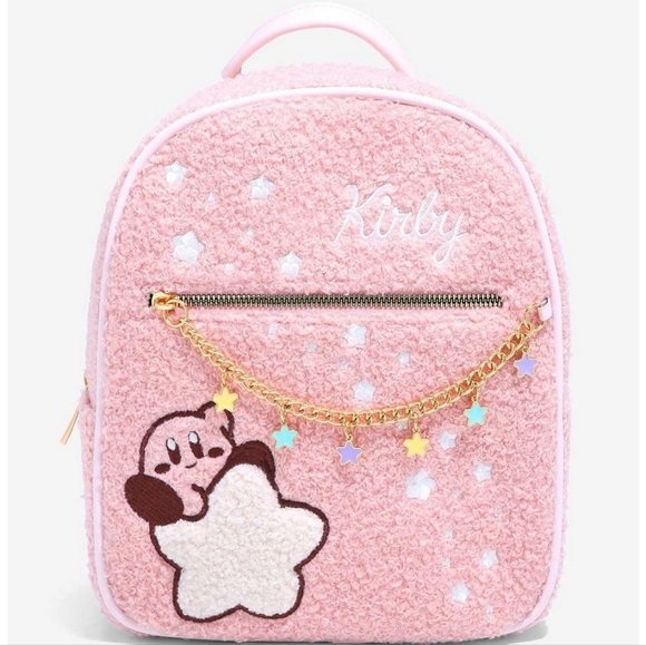 Handbags - New Nintendo Kirby Warp Star Plush Mini Backpack 💫